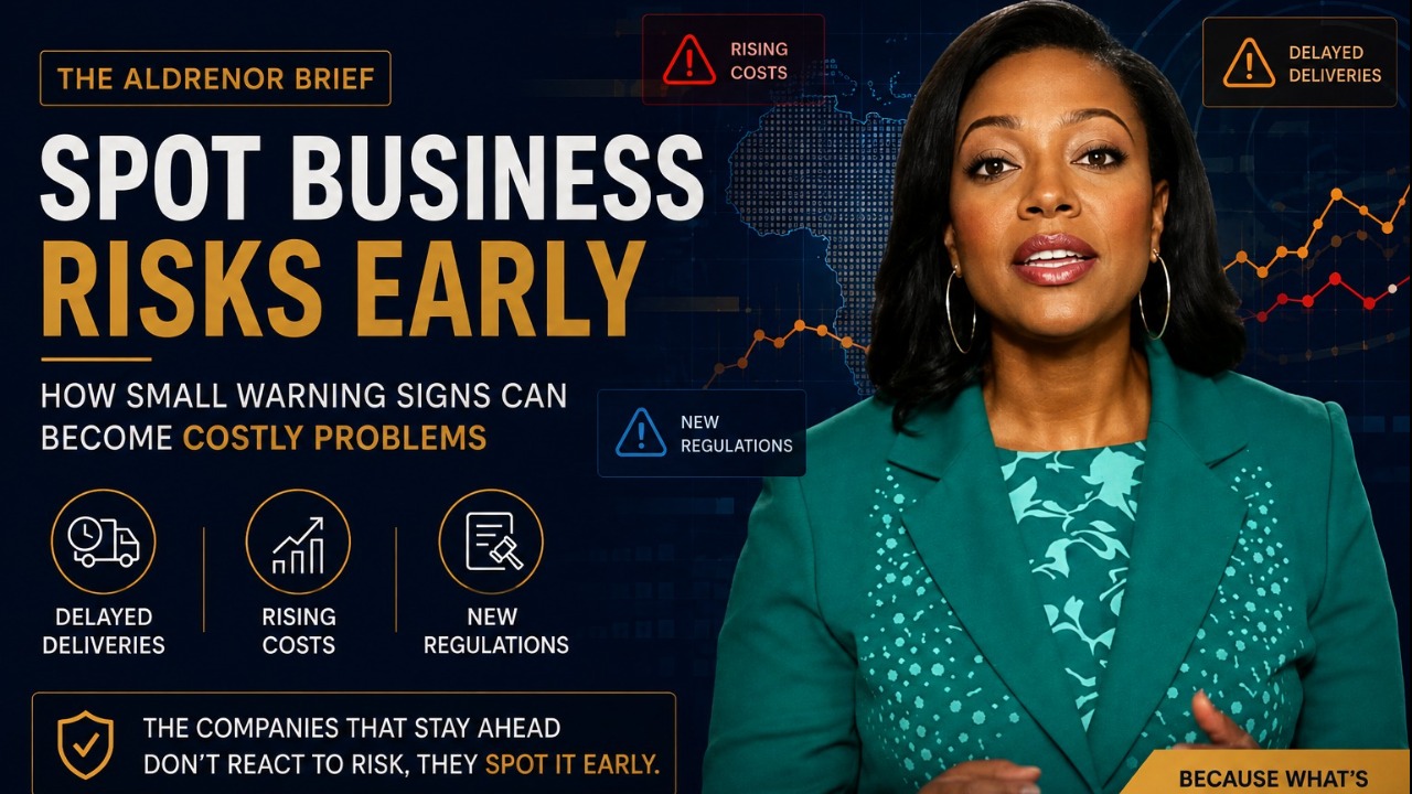The Aldrenor Brief: Spotting Business Risks Before They Become Expensive Problems
