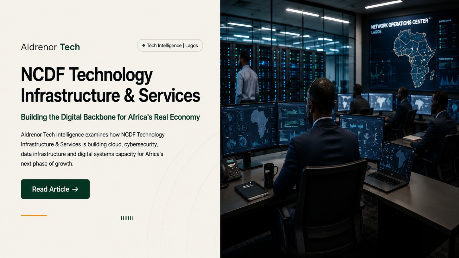 Building the Digital Backbone for Africa’s Real Economy By Aldrenor Tech Intelligence