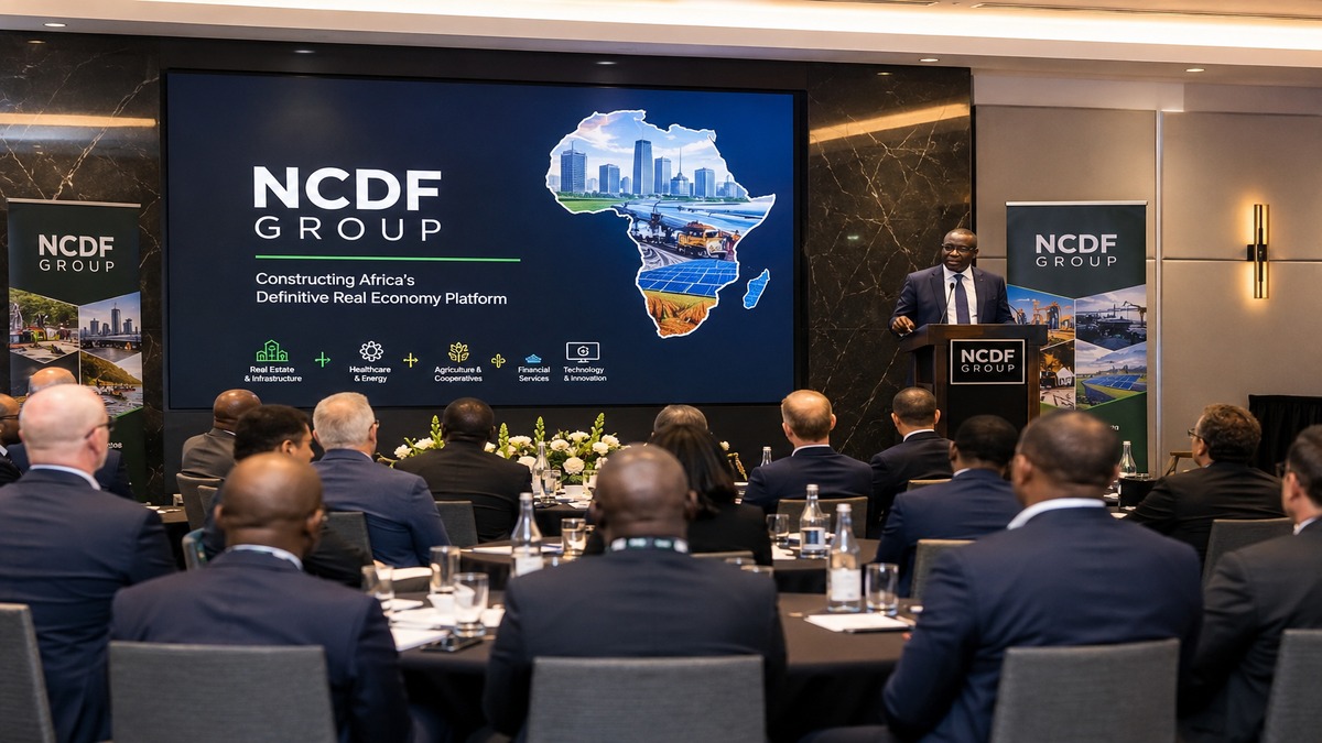 NCDF Group, Real Economy, African Infrastructure, Diaspora Capital, Platform Companies, Cooperative Economy, Smart Cities, Health Infrastructure, Capital Mobilisation